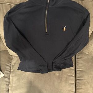 Polo by Ralph Lauren Boys Black quarter zip